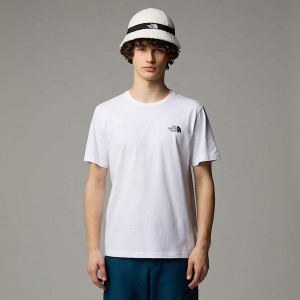 Camiseta The North Face Classic Hombre Blancos | NF0A89B3X