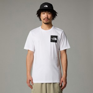 Camiseta The North Face Fine Hombre Blancos | NF0A57I3K