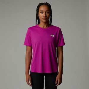 Camiseta The North Face Flex Graphic Mujer Rosas | NF0A07Z4K