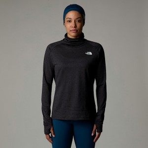 Camiseta The North Face Flex Warm Funnel Neck Mujer Negros | NF0A57M6W