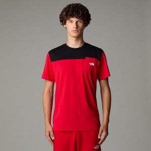 Camiseta The North Face Icon Hombre Rojos | NF0A36R3D