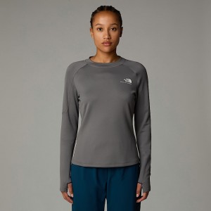 Camiseta The North Face Kikash Warm Long-Sleeve Mujer Grises | NF0A79S1D