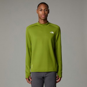 Camiseta The North Face Kikash Warm Long-Sleeve Hombre Verdes | NF0A37J9J