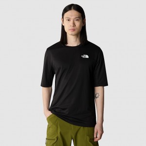 Camiseta The North Face LIGHTRANGE™ Packable Hombre Negros | NF0A18T9W