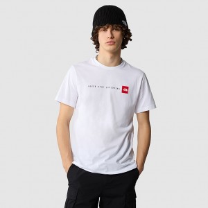 Camiseta The North Face Never Stop Exploring Hombre Blancos | NF0A59Z9Y