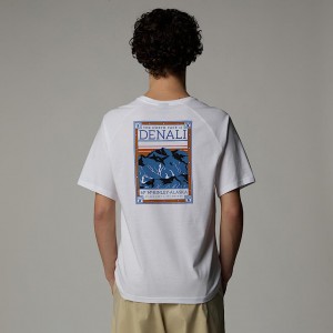 Camiseta The North Face North Faces Hombre Blancos | NF0A39F2C