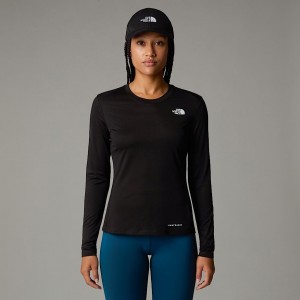 Camiseta The North Face Shadow Long-Sleeve Mujer Negros | NF0A67G7R