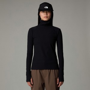 Camiseta The North Face Turtleneck Long-Sleeve Mujer Negros | NF0A50X3I