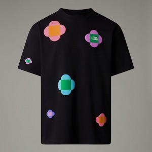 Camiseta The North Face X Yinka Ilori Let's Blossom Together Mujer Negros | NF0A75P6M