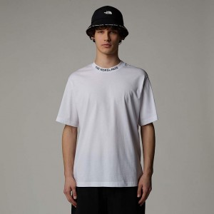 Camiseta The North Face Zumu Hombre Blancos | NF0A16R0C