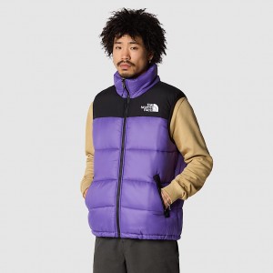 Chaleco The North Face Himalayan Insulated Hombre Morados | NF0A64C3P