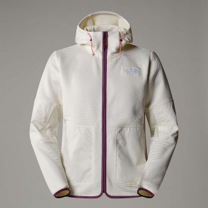 Chamarras The North Face A68-a DotKnit Thermal Hooded Hombre Blancos | NF0A39A0Z