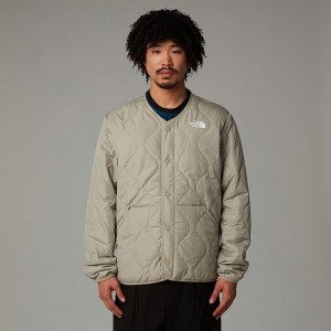 Chamarras The North Face Ampato Quilted Hombre Grises | NF0A66Y8L