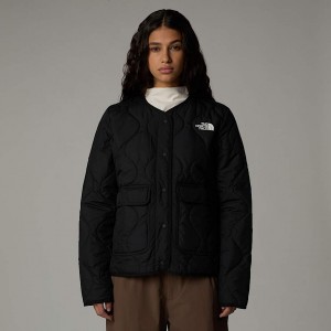 Chamarras The North Face Ampato Quilted Mujer Negros | NF0A40L1G