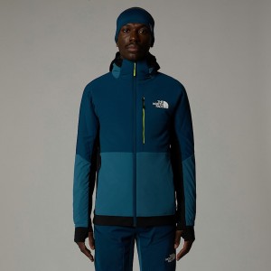 Chamarras The North Face Binntal Hybrid Ventrix™ Hooded Hombre Azules | NF0A41U5H