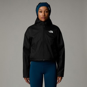 Chamarras The North Face Cropped Quest Mujer Negros | NF0A23I1T