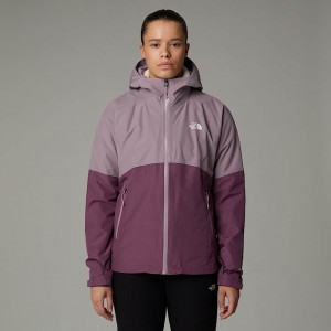 Chamarras The North Face Diablo Dynamic Zip-In Mujer Morados | NF0A17K1V