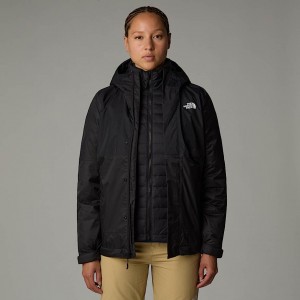 Chamarras The North Face Down Insulated DryVent™ Triclimate Mujer Negros | NF0A18A9N