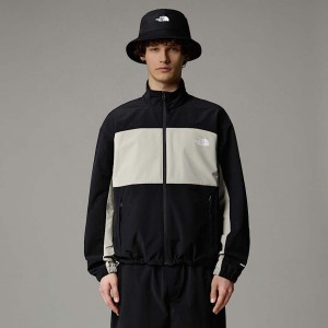 Chamarras The North Face Easy Wind Track Hombre Negros | NF0A52B8M