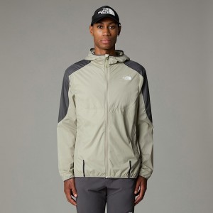 Chamarras The North Face Kikash Wind Hombre Grises | NF0A46H3J