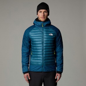 Chamarras The North Face Macugnaga Hybrid Insulated Hombre Azules | NF0A12M0D