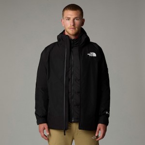 Chamarras The North Face Mountain Light Triclimate 3-in-1 GORE-TEX® Hombre Negros | NF0A36W0Z
