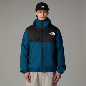 Chamarras The North Face New Mountain Q Hombre Azul Marino | NF0A17T1Z