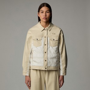 Chamarras The North Face Pocket Padded Mujer Beige | NF0A91O9K