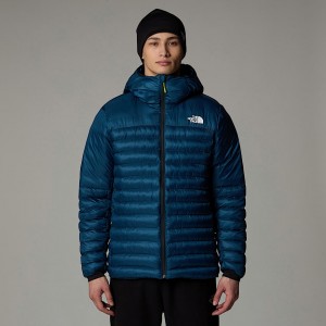 Chamarras The North Face Terra Peak Hooded Hombre Azul Marino | NF0A20D4M