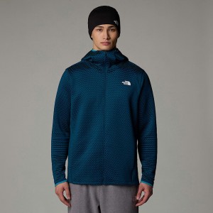 Chamarras The North Face Vertical Thermal Full-Zip Hooded Hombre Azul Marino | NF0A06O5L