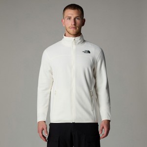 Chaquetas De Lana The North Face 100 Glacier Full-Zip Hombre Blancos | NF0A15B3U