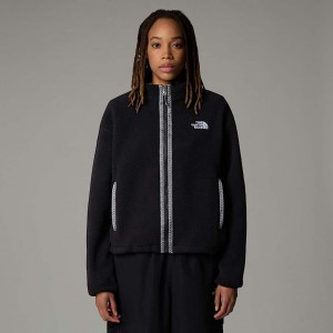 Chaquetas De Lana The North Face Fleeski Full-Zip Mujer Negros | NF0A06J9K