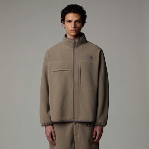 Chaquetas De Lana The North Face Full-Zip Hombre Beige | NF0A50F9B