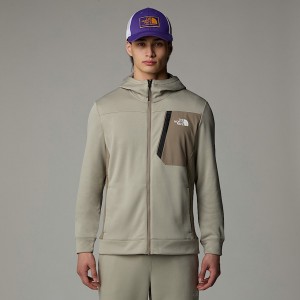 Chaquetas De Lana The North Face Mountain Athletics Full-Zip Hombre Grises | NF0A01X3E