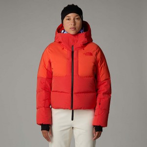 Chaquetas De Plumas The North Face Cold Spell Cropped Mujer Rojos | NF0A70P2H