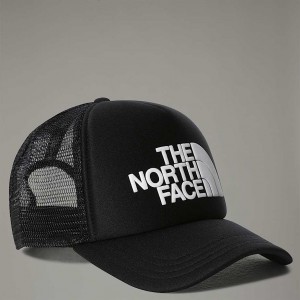 Gorras The North Face Logo Trucker Mujer Negros | NF0A36U6Y