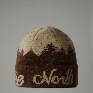 Gorro The North Face Cabin Mountainscape Mujer Marrom | NF0A54E6M
