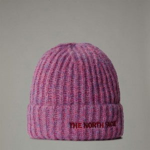Gorro The North Face Fohair Cabin Hombre Morados | NF0A68G3C