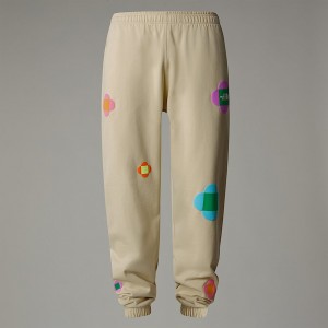 Pantalon Jogger The North Face X Yinka Ilori Let's Blossom Together Hombre Beige | NF0A03Y6W