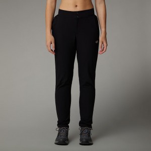 Pantalon The North Face Quest Slim Softshell Mujer Negros | NF0A71V6A