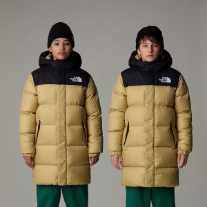 Parka The North Face Nuptse Long Niños Kaki | NF0A28U3U