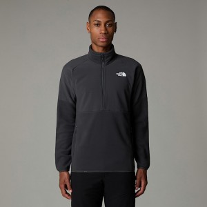 Pullover The North Face Glacier Heavyweight 1/2 Zip Fleece Hombre Negros | NF0A90V2D