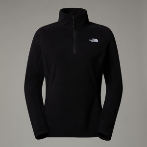 Pullover The North Face Resolve 1/4 Zip Fleece Mujer Negros | NF0A61J0W