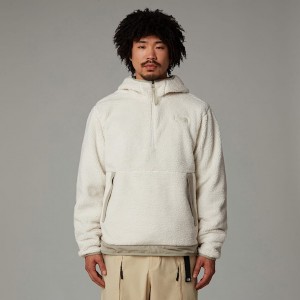 Sudadera con Capucha The North Face Campshire Fleece Hombre Blancos | NF0A02F2S