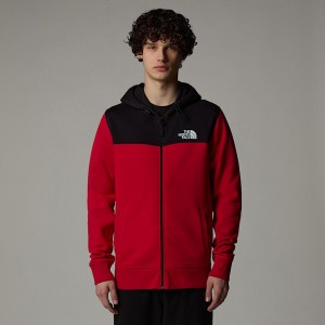 Sudadera con Capucha The North Face Icons Full-Zip Hombre Rojos | NF0A99F2M