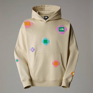 Sudadera con Capucha The North Face X Yinka Ilori Let's Blossom Together Hombre Beige | NF0A44W1M