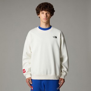 Sudaderas The North Face AXYS Hombre Blancos | NF0A86H0T