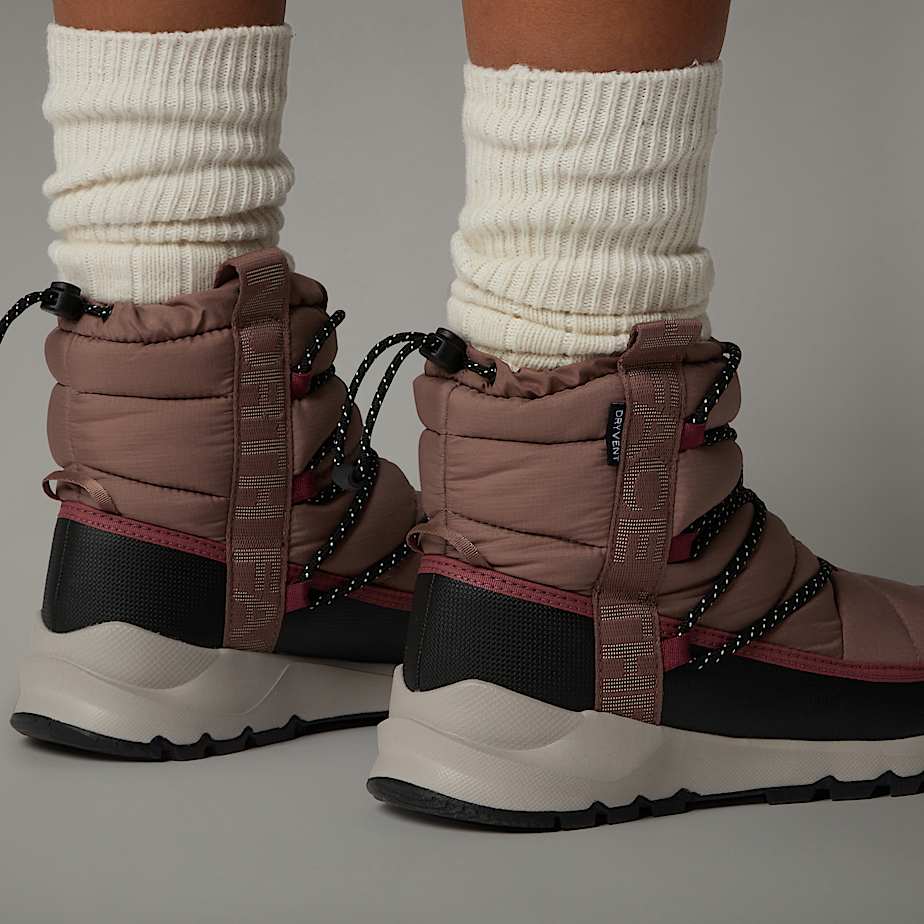 Botas de Invierno The North Face ThermoBall™ Waterproof Lace-Up Mujer Rojos | NF0A80G1W