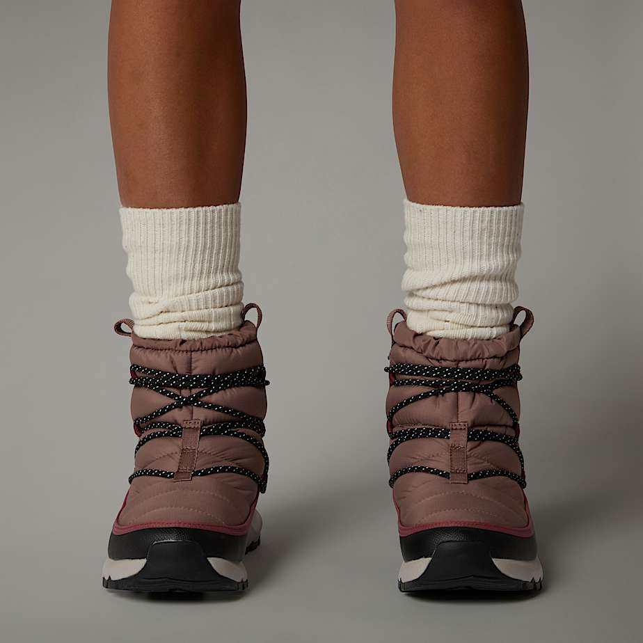 Botas de Invierno The North Face ThermoBall™ Waterproof Lace-Up Mujer Rojos | NF0A80G1W
