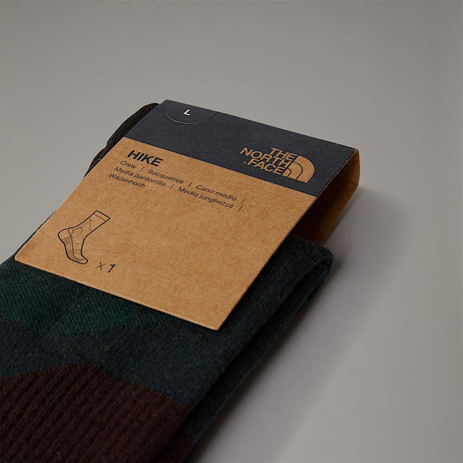 Calcetines The North Face Hiking Crew Mujer Verdes Oscuro | NF0A37O6L